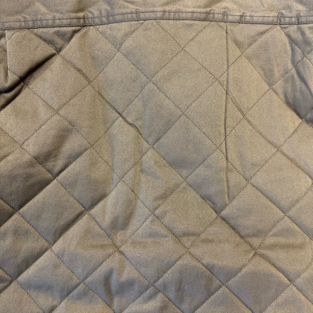 Relwen Quilted Tan Shirt Jacket EUC Size Large - Picture 9 of 9